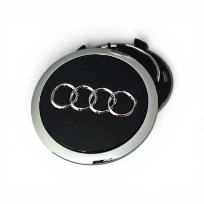 Ковпачки (заглушки) в диски Audi, чорні 60\53-57мм 4B0 601170 A